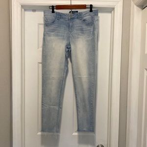 Democracy Ab"solution® High Rise Fray Hem Vintage Skinny Jeans size 8